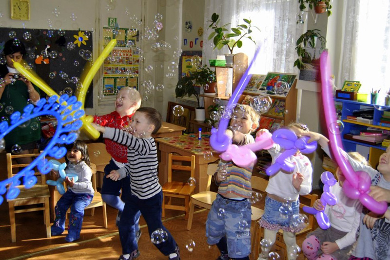 Мыльное шоу для детей на день рождения в Москве