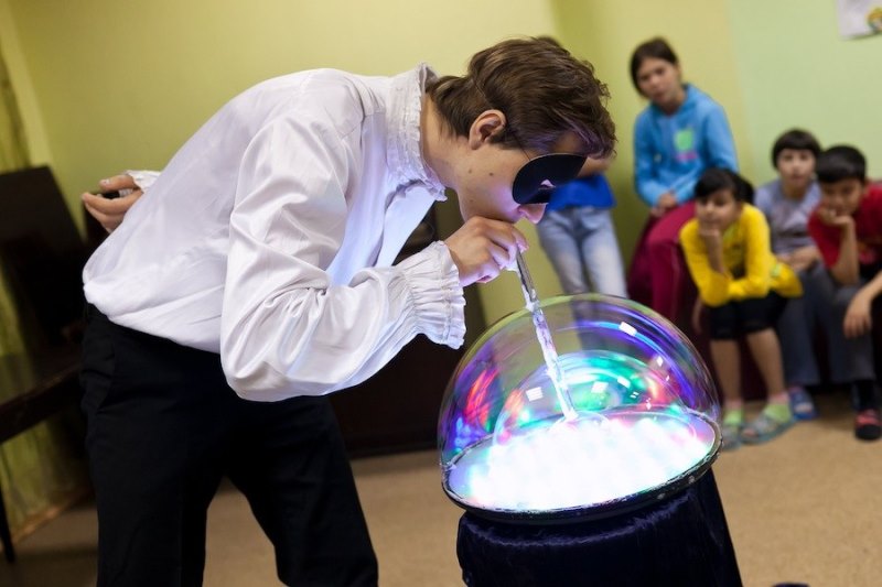 Шоу мыльных пузырей на детский праздник (Москва и Московская область)