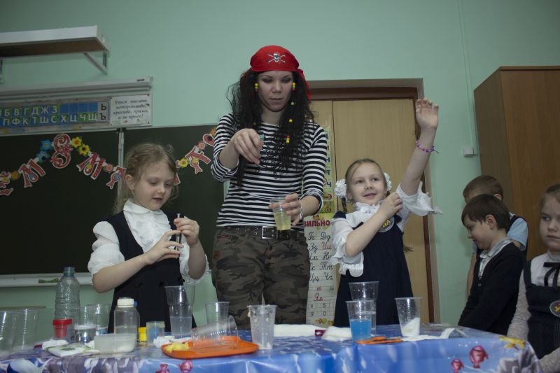 Химическое шоу на день рождения ребенка Москва