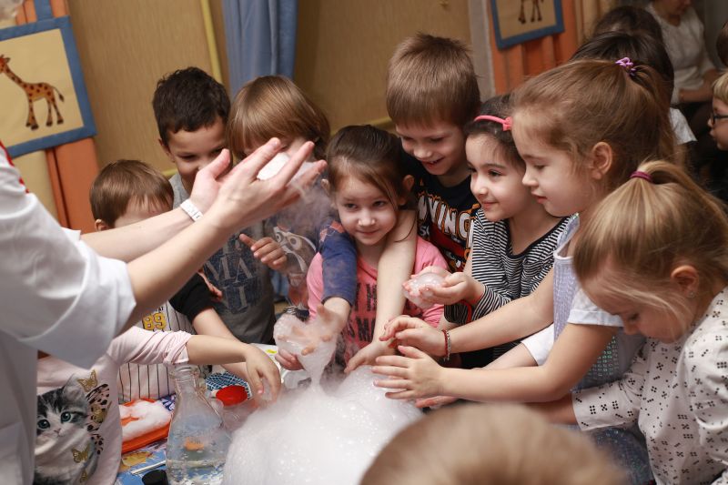 Химическое шоу на дом и в детский сад (Москва)