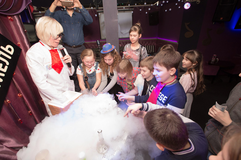 Научное шоу с жидким азотом для детей на детский праздник