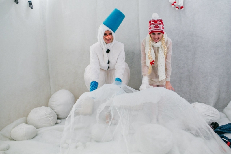 Снежная опушка театр на дом для малышей