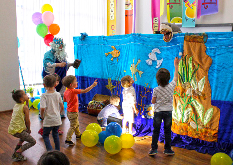 Детский театр в школу на праздник.